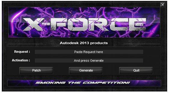 autocad 2013 activation key xforce